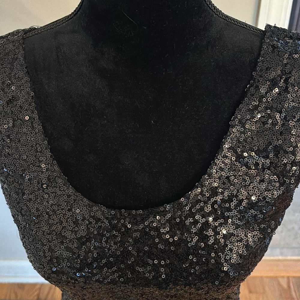 Rue 21 Black Sequin Sleeveless Dress Size M - Picture 5 of 11